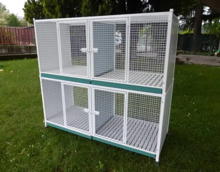Cage for cats and dogs 150x60 with legs and wheels
